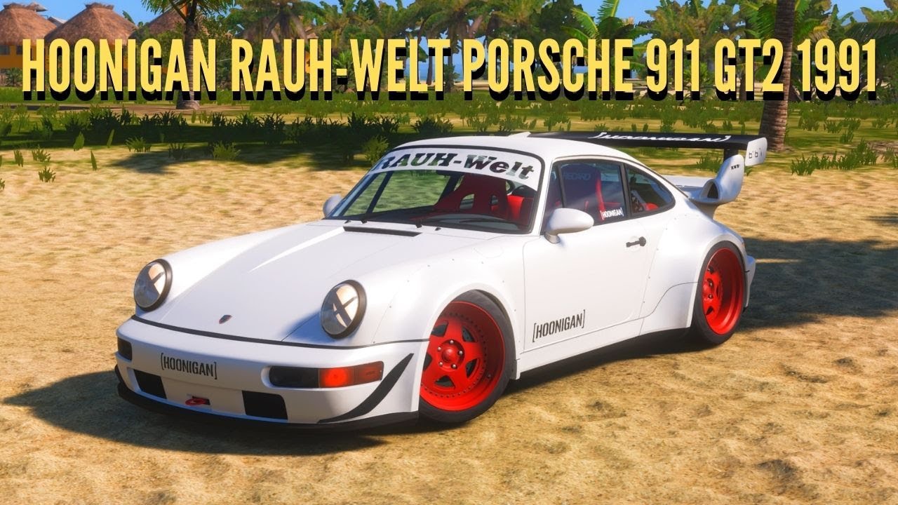Forza Horizon 5 Rauh Welt Porsche 1000HP HOONIGAN RAUH WELT BEGRIFF PORSCHE 911 GT2 1991 / Forza Horizon