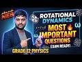 Rotational Dynamics 🔥 Most Important Questions | NEB Grade 12 Physics | Don’t Miss This! | Suraj Sir