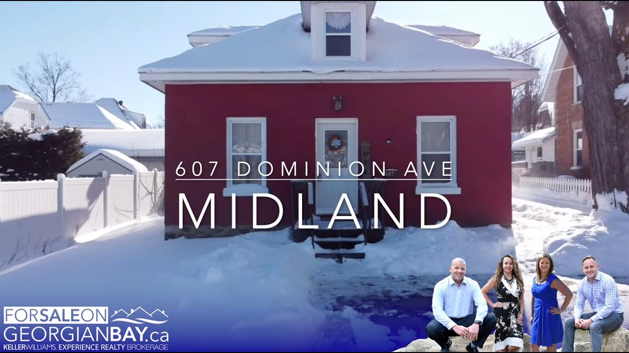 Great Starter Or Investment 607 Dominion Avenue, Midland, ON YouTube