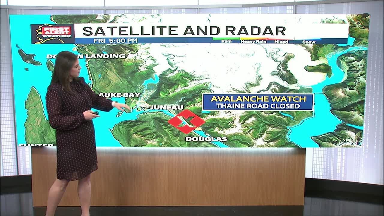 Snow and rain hit Alaska