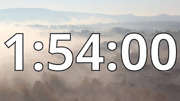 1 Hour 54 Minutes Countdown Timer With Alarm Sound At the End (Simple Beep)