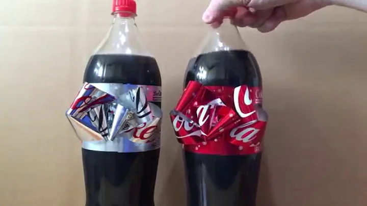 Coca-Cola Christmas Ribbon Festive Bow Tie Label - (Coke and Diet Coke)