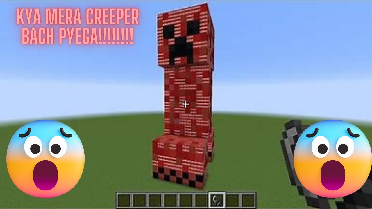 KYA MERA CREEPER BACH PYEGA!! minecraft trending experiment viral 
