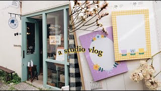 preparing for shop update + a day out! Studio Vlog