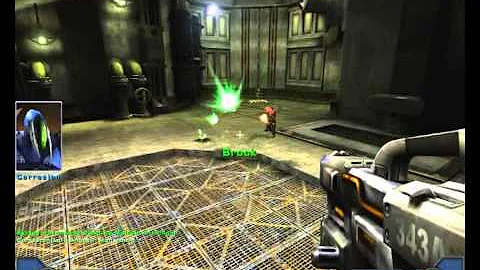 Unreal Tournament 2003 Gameplay Tournament Semi-Final Team Deathmatch Compressed