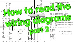 How to read Wiring Diagrams,  part 2 of 2