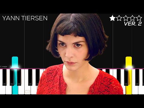 Amélie - Comptine d’un autre été - Yann Tiersen | EASY Piano Tutorial