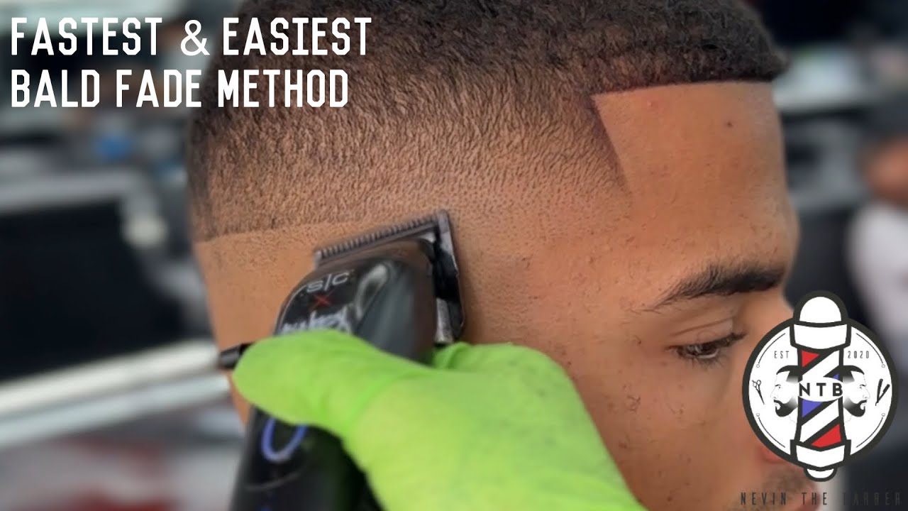 FASTEST & EASIEST BALD FADE METHOD