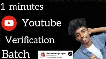How to get verification badge on youtube tamil 2025/ verification badge eligibility/How to apply