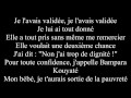BOOBA-Validée ft.Benash ( Paroles )