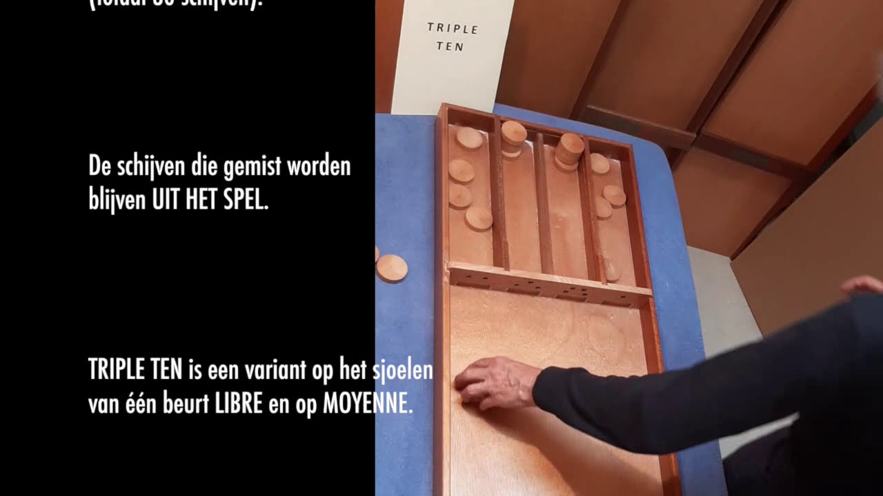 Spelsystemen voor het Sjoelen– TRIPLE TEN