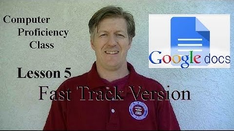 Google Docs Lesson 5 Word Art How to Insert Images - Fast Track version  Parent Academy KCUSD