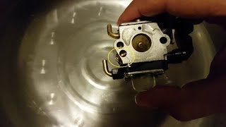 Stihl string trimmer primer bulb doesn't fill - reason