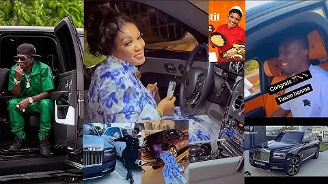 Chez Amiz competes with Shatta wale & Twum Berima as she buys herself $500,000 Rolls Royce as bday