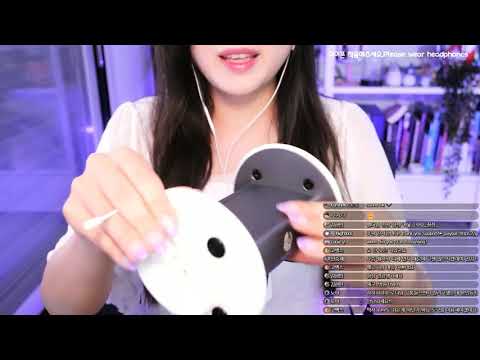 ASMR 오랜만에 라이브 모음집! 귀청소, 입소리,단어반복  live collection