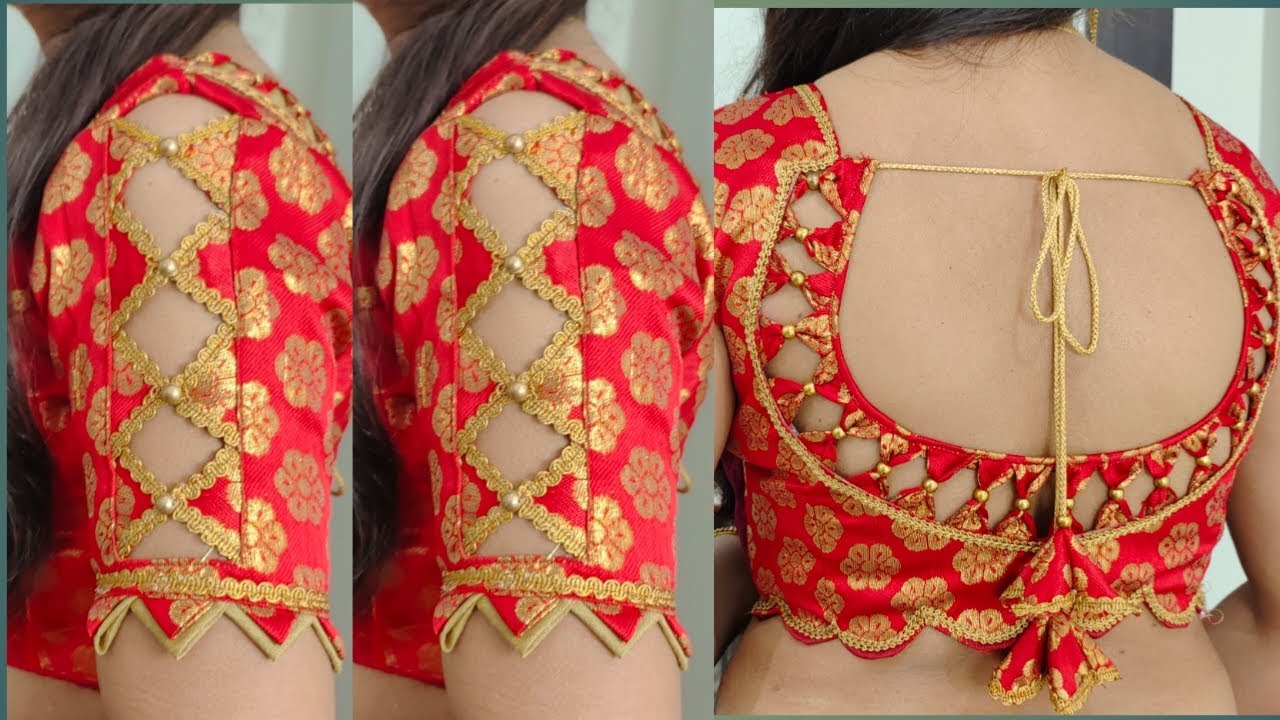 लो आ गया बहुत ही खूबसूरत स्लीव डिज़ाइन | blouse sleeve design