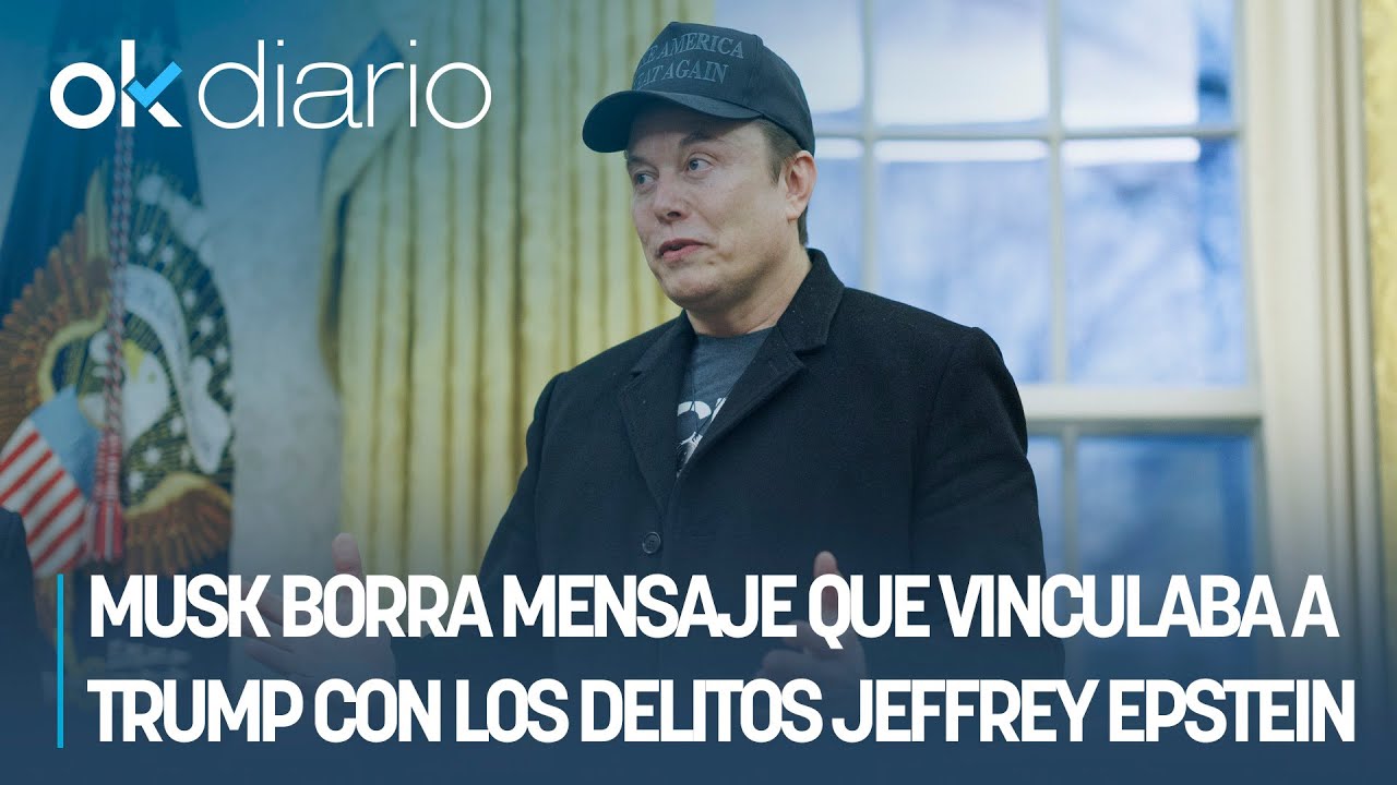 Musk hace desaparecer el mensaje que acusaba a Donald Trump de estar en ...