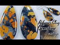 Polymer clay faux bumblebee jasper gemstone earringsjewelry tutorial l lovicraft
