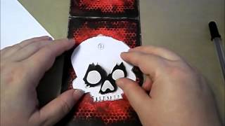 12 Skull Stickers