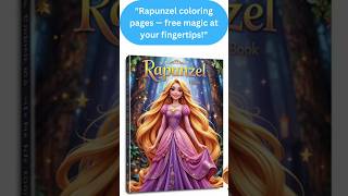 "Relax& Color: Rapunzel's Magical Journey – Fun for All Ages! #ColoringTherapy #Rapunzel"#arttherapy