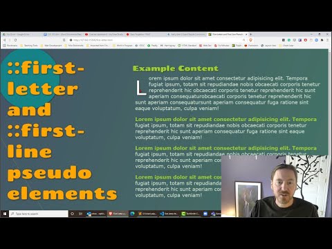 How To Decorate First Letter Of Text Html
