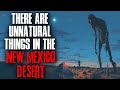 There are unnatural things in the new mexico desert