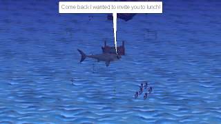 Fish Invited to lunch.  (Alice 3.1)