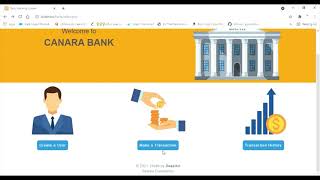 Basic Banking System Website...Sparks Foundation GRIP Profile