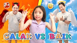 CHALLENGE AYAH BAIK VS AYAH GALAK | LEIKA DAN TOMPEL KETAKUTAN 😱😱