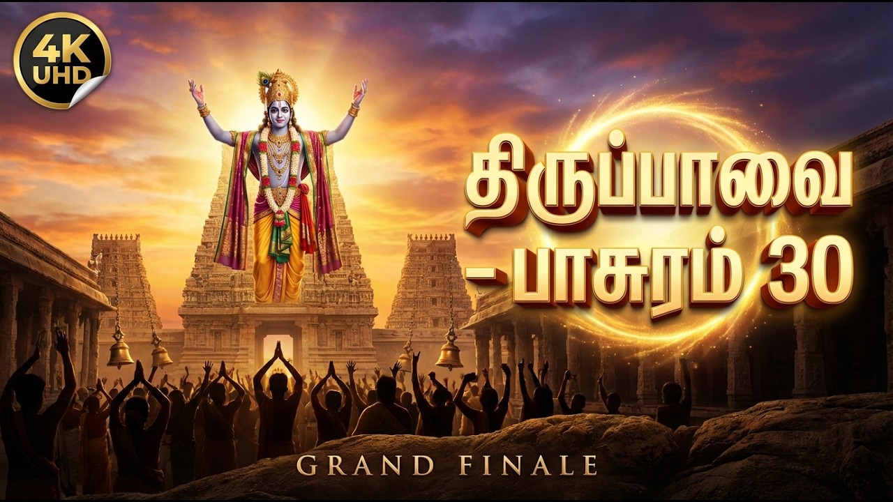 திருப்பாவை பாசுரம் 30 | ஆண்டாள் அருளிய மங்கள நிறைவு | Tiruppavai Pasuram 30