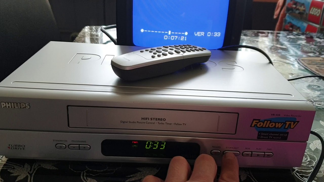 Philips VR 550 VHS Viedeorecorder