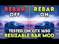 Can resizable bar mod improve fps on gtx 1650  tested in 9 games