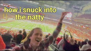 SNEAKING INTO THE NATIONAL CHAMPIONSHIP GAME | BEST SEATS IN THE HOUSE FOR FREE