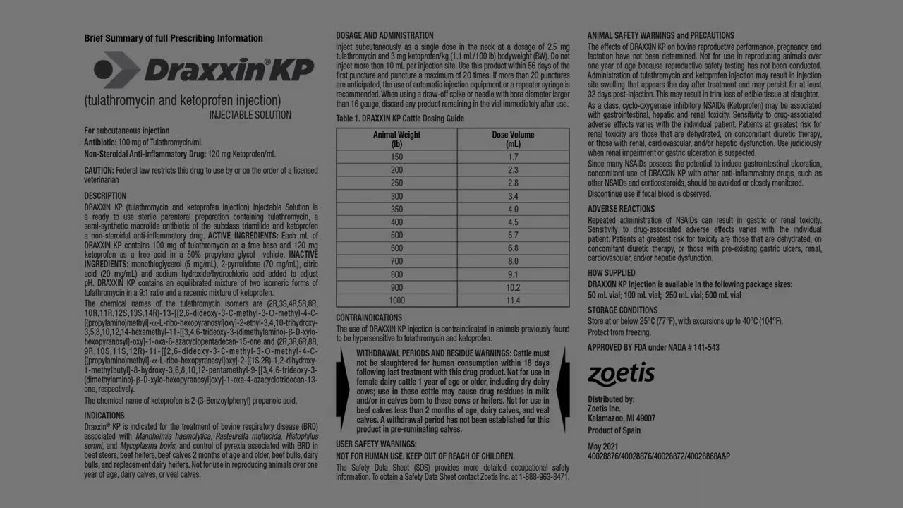 Zoetis Draxxin KP | Soundbyte
