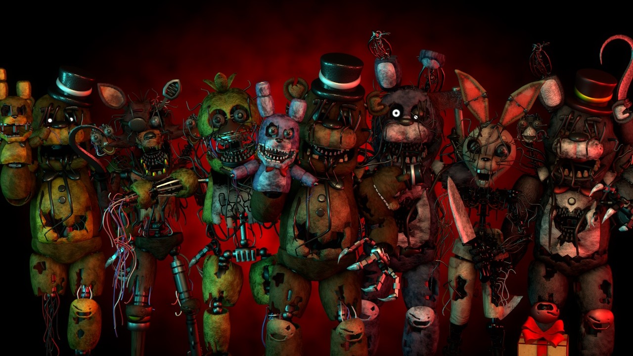 [FNAF C4D SPEED ART] FNAF Creepy Generations