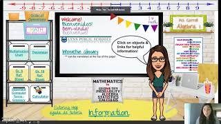 Algebra Virtual Classroom Tour