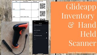 Glideapp Inventory & Hand-held Scanner