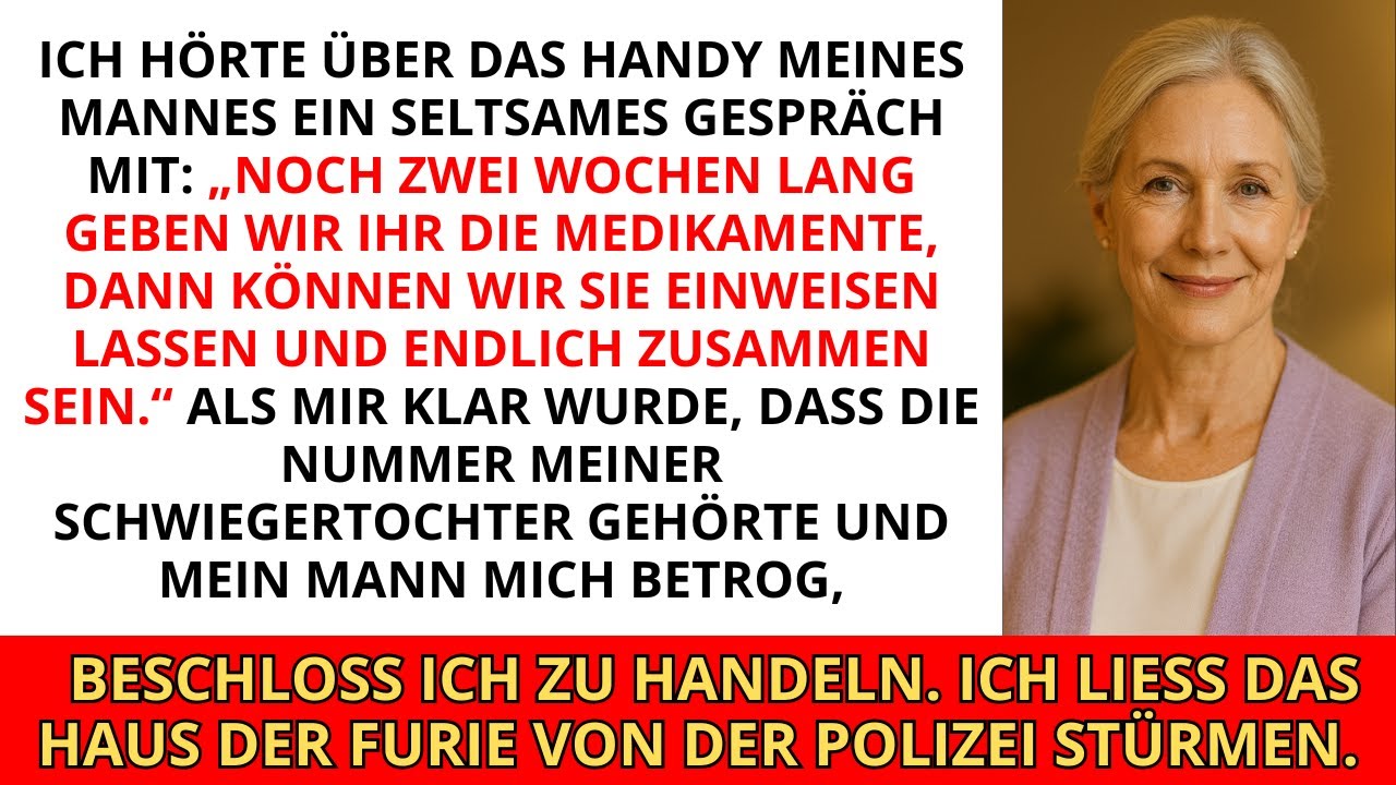 Ich hörte auf dem Handy meines Mannes ein seltsames Gespräch: „Noch zwei Wochen, in denen wir ihr...