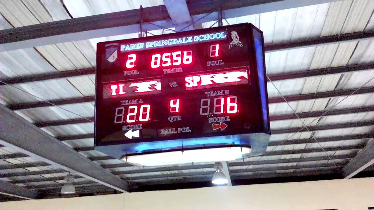 Digital Basketball Scoreboard Circuit Diagram