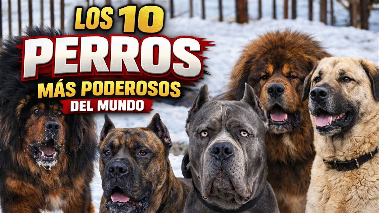 ¡Los 10 perros más poderosos del mundo! 