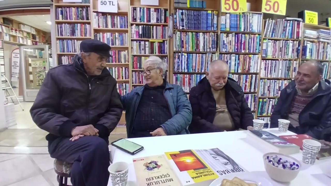 ANKARA BARIŞ KİTAPTA ENVER GÖKÇE SÖYLEŞİSİ