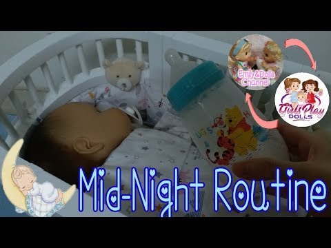 midnight-feeding-&-changing-with-reborn-baby-marcus⏰🌙collab-video-with-girls-play-dolls🤗