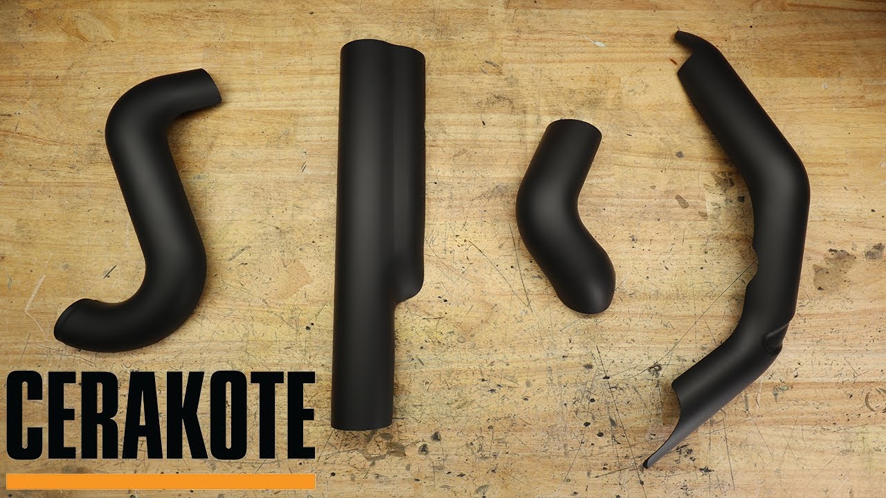 Cerakote Harley Davidson Heat Shields.
