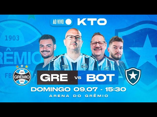 AO VIVO) JORNADA TRICOLOR. GRÊMIO E BOTAFOGO DIRETO DA ARENA. NARRAÇÃO  MARCO ANTÔNIO PEREIRA. 