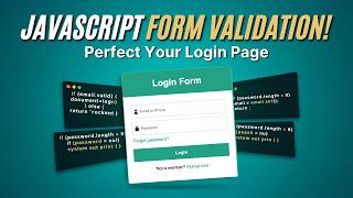 How to Make a Login Form With JavaScript Validation | Complete Guide