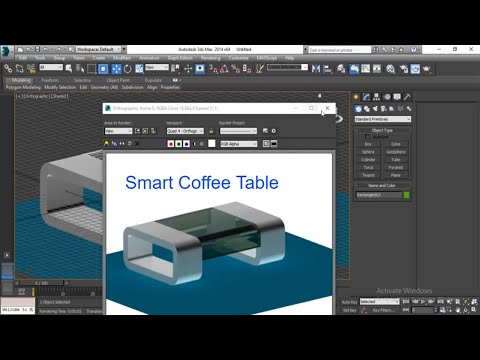 Tutorial Autodesk 3ds Max - Modern & Contemporary Coffee Table