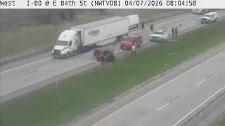 Crash on Interstate 80 near Newton blocks traffic, creates delays for drivers