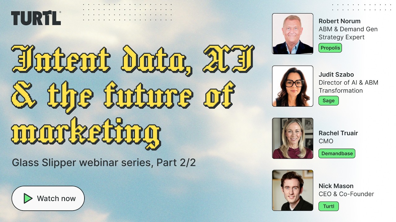 Intent data, AI & the future of marketing 
