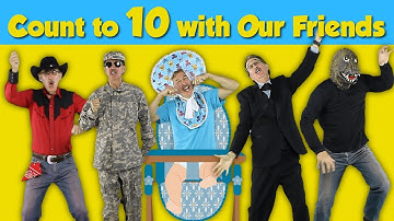 Count to 10 with Our Friends | Counting Song for Kids | Count to 10 by 1