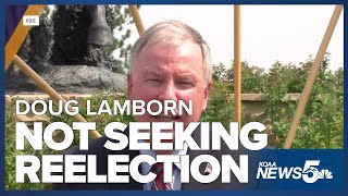 U.S. Representative Doug Lamborn of Colorado Springs will not seek reelection
